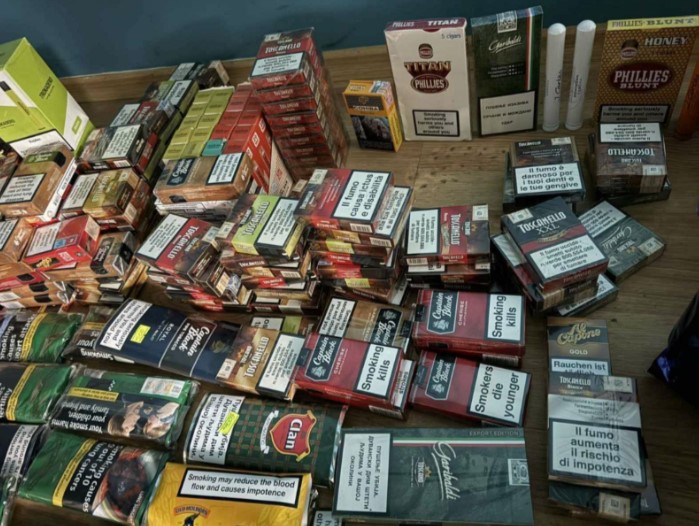 Вредни еден милион денари: Пазарниот инспекторат одзема поголема количина шверцувани производи од тутун (ФОТО)