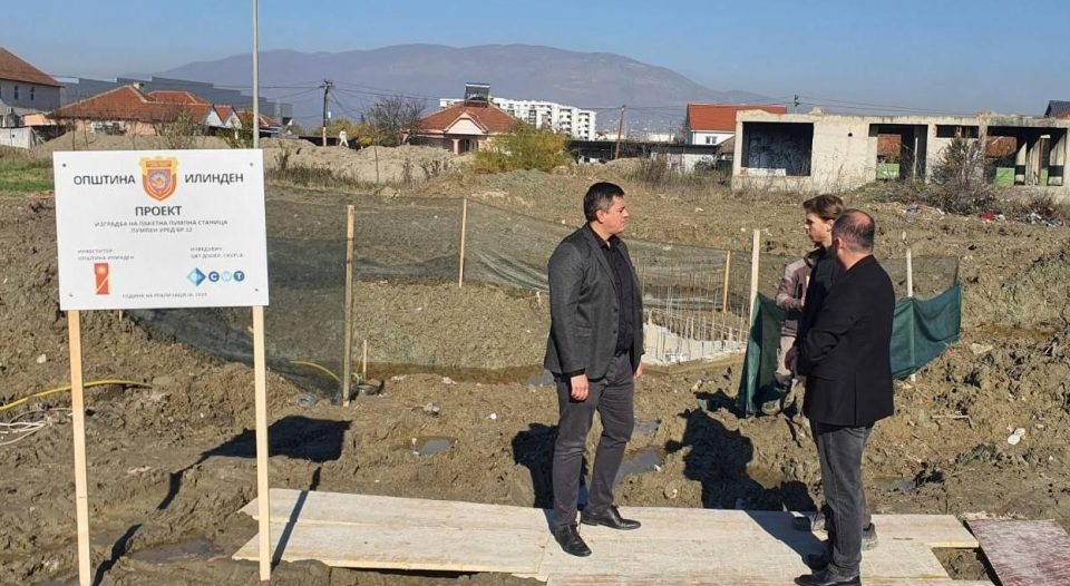 Нов препумпен уред за фекална канализација во населба Илинден