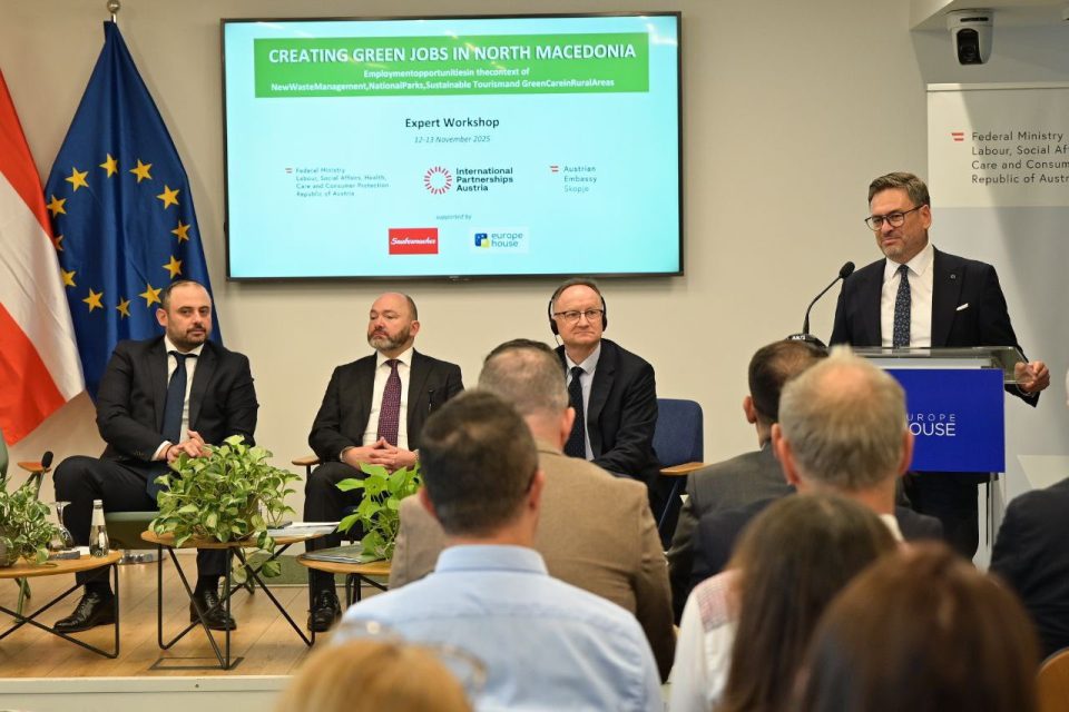 Ристески: Силно сме посветени на процесот на зелената транзиција и систем чии приоритети се еколошка одржливост, социјална правда и економски  раст