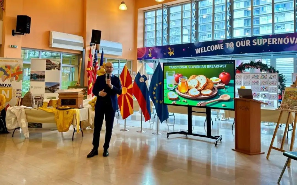 Традиционалниот словенечки појадок одбележан во Скопје под мотото „Мојот избор е словенечка храна“