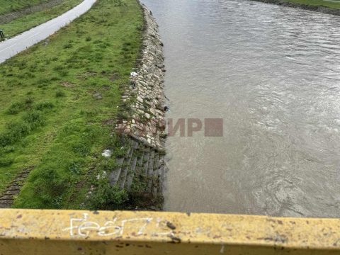 Зголемено нивото на водата во повеќе реки во земјава