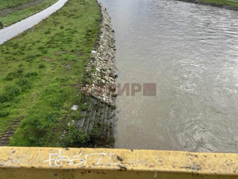 Зголемено нивото на водата во повеќе реки во земјава