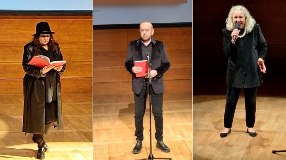 Митко Чешларов ги разнежни присутните со својот мултимедијален проект од лирски записи, песни и драмски текст: „Вечер кога љубовта се врати во нашите прегратки“