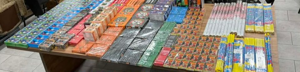 Пронајдени околу 24.000 парчиња разновидни пиротехнички средства во Струга, лишено од слобода едно лице