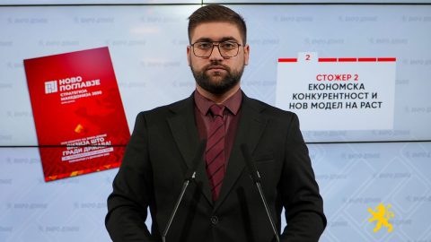 Манасиевски: Вториот стожер на Стратегијата Македонија 2030 е економска конкурентност и нов модел на раст