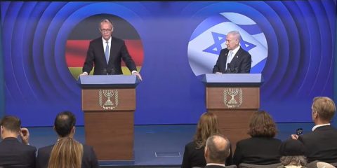 Нетанјаху на прес-конференцијата со Мерц: Постои „можност за мир“ на Блискиот Исток, но не и независна палестинска држава