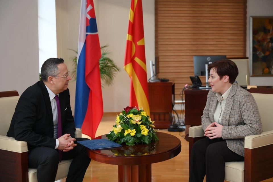 Димитриеска Кочоска – Каменицки: Македонија и Словачка споделуваат заедничка визија, значајна поддршка во исполнување на реформските процеси