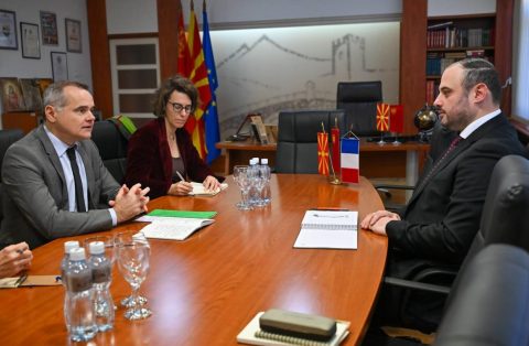 Скопје ќе продолжи да се развива како современ европски град: Ѓорѓиевски на средба со францускиот амбасадор