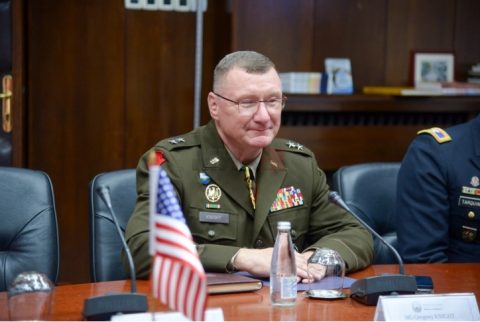 Командантот на Националната гарда на Вермонт, генерал-мајор Грегори Најт во посета на Македонија