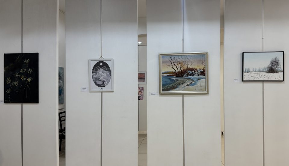 Отворена ликовна изложба на уметниците од општина Илинден