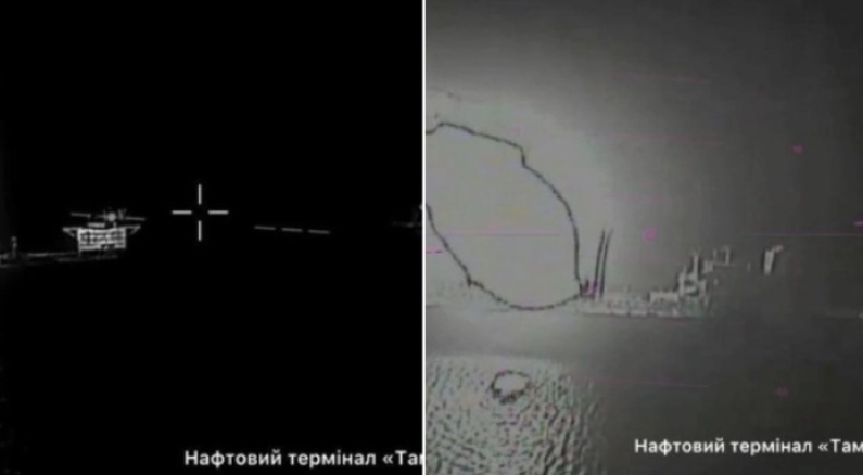 Украински дронови во текот на ноќта запалија резервоари за нафта во Краснодар