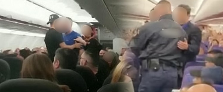 Пијани навивачи од Словачка дивееле на лет за Македонија, не им бил дозволен влез во земјава