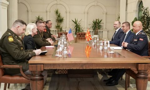 Продлабочување на соработката: Мицкоски оствари средба со генерал-мајор Грегори Најт