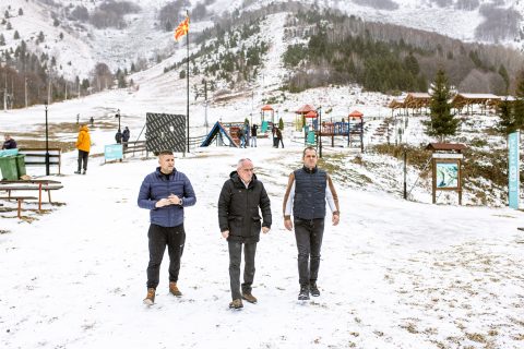 Коњановски во посета на ски центарот „Стрежево“ кај Нижеполе