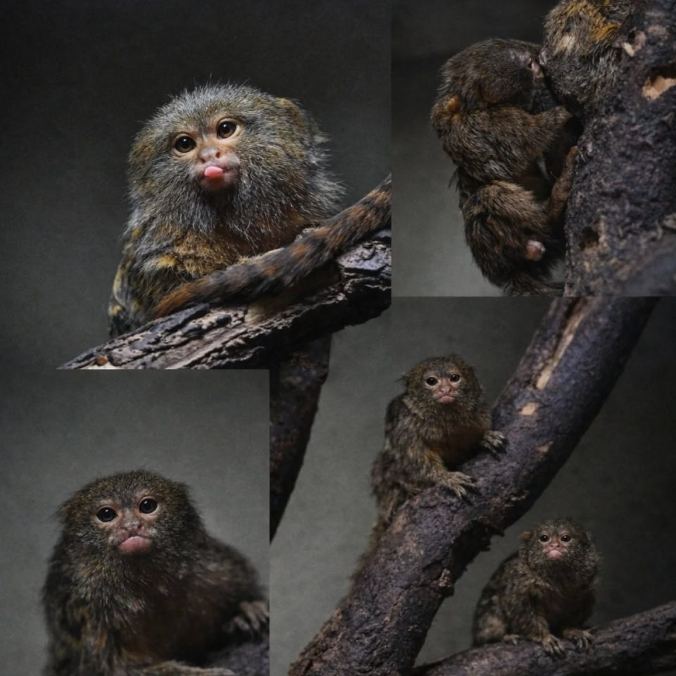 ФОТО: Принова во Зоо Скопје, близнаци кај најмалите мајмуни на светот