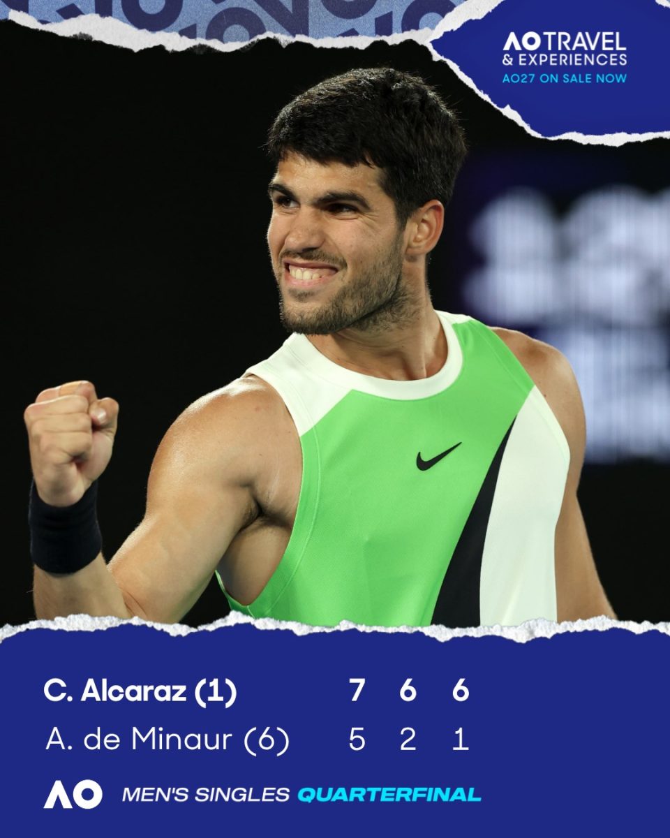 Алкараз го победи Де Минаур и се пласираше во полуфиналето на Австралија oпен