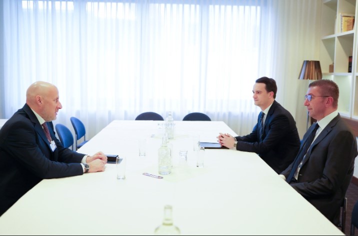 Мицкоски на средба со сопственикот на „Фор-ај-џи (4iG)“, ќе се инвестираат 100 милиони евра во Македонија