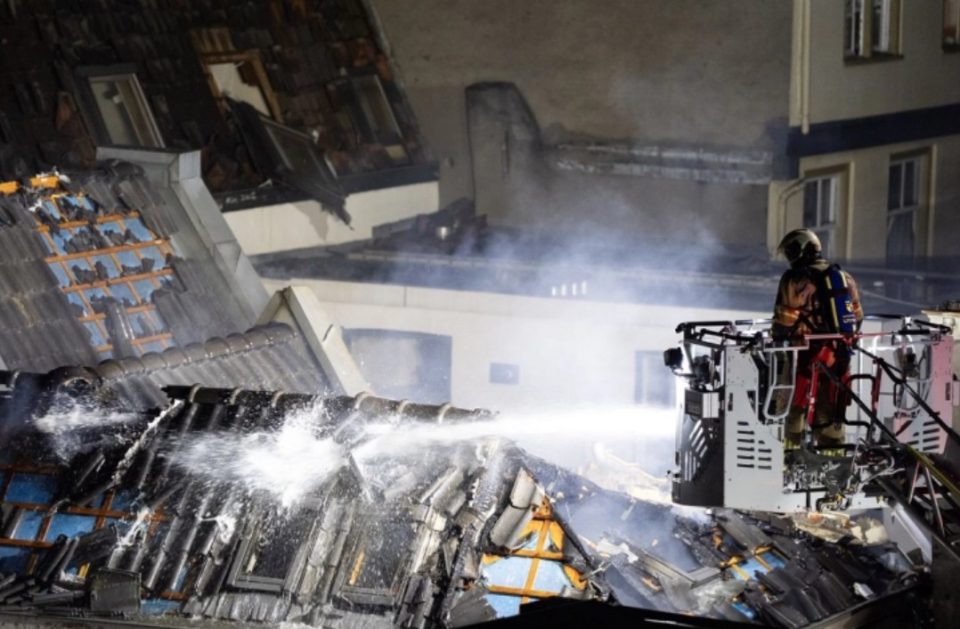 Најмалку четворица повредени при пожар во станбен кварт во центарот на Утрехт