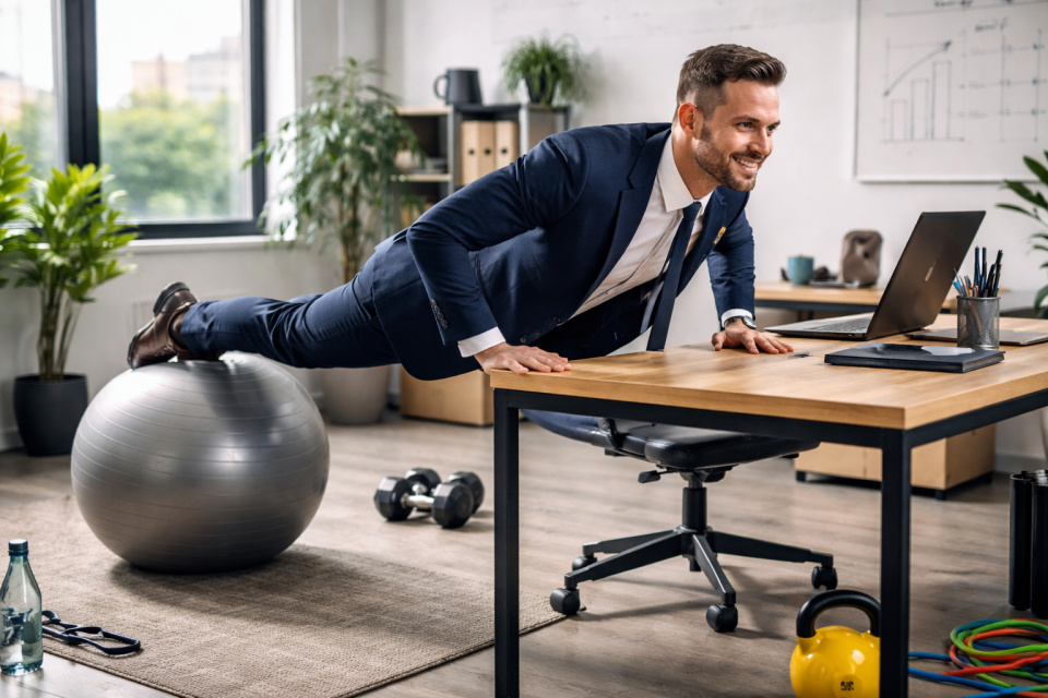 СОВЕТ: Како да вежбате на работа?