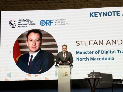 Андоновски на Глобален дијалог во Будимпешта 2026: Стратешката соработка е клуч за градење отпорни системи во дигиталниот свет