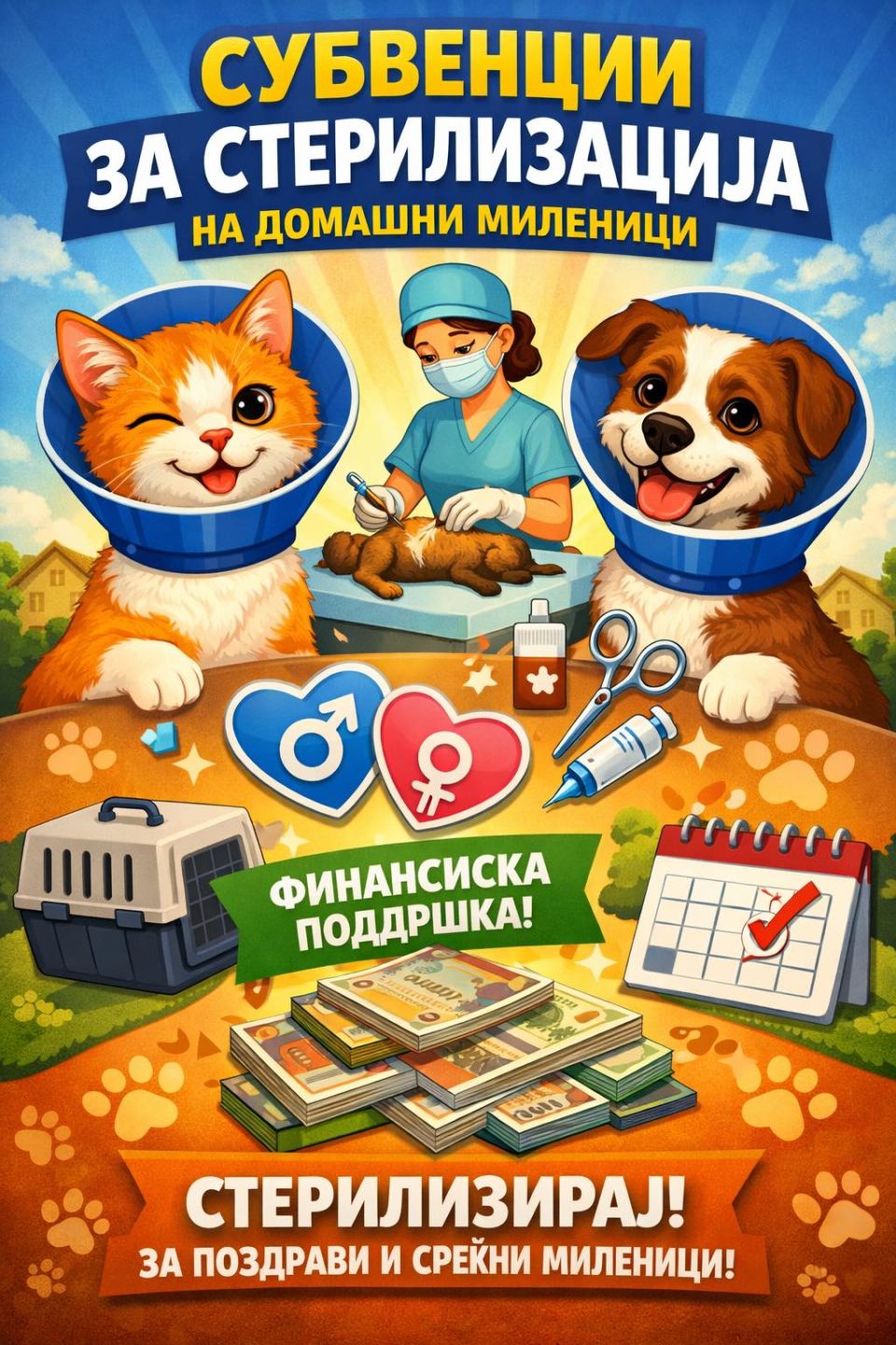 Стефковски: Објавен јавен повик за субвенционирање за стерилизација на домашни миленици