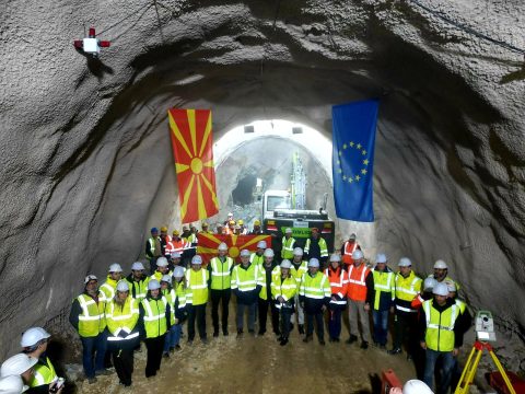 Ивановски: Пробиен последниот тунел во изградбата на пругата Бељаковце – Крива Паланка