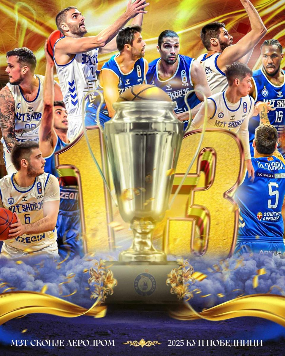 МЗТ Скопје Аеродром го освои Купот на Македонија