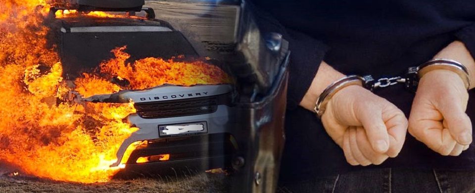 Уапсени четири лица кои се осомничени дека го подметнале пожарот во возилото „ланд ровер“ во Струмица