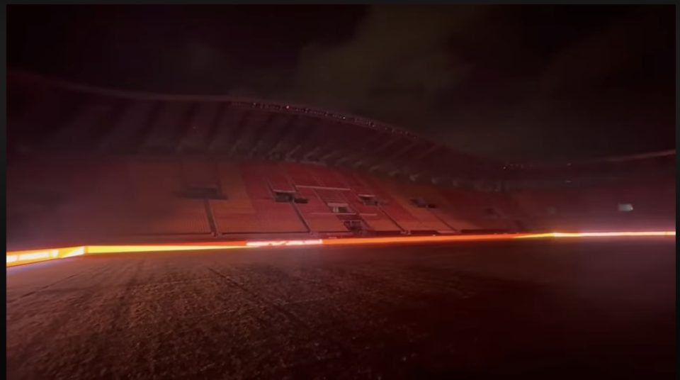 Омерагиќ: ФФМ инвестира во модерен фудбалски амбиент: Националната арена доби LED екран од 210 метри