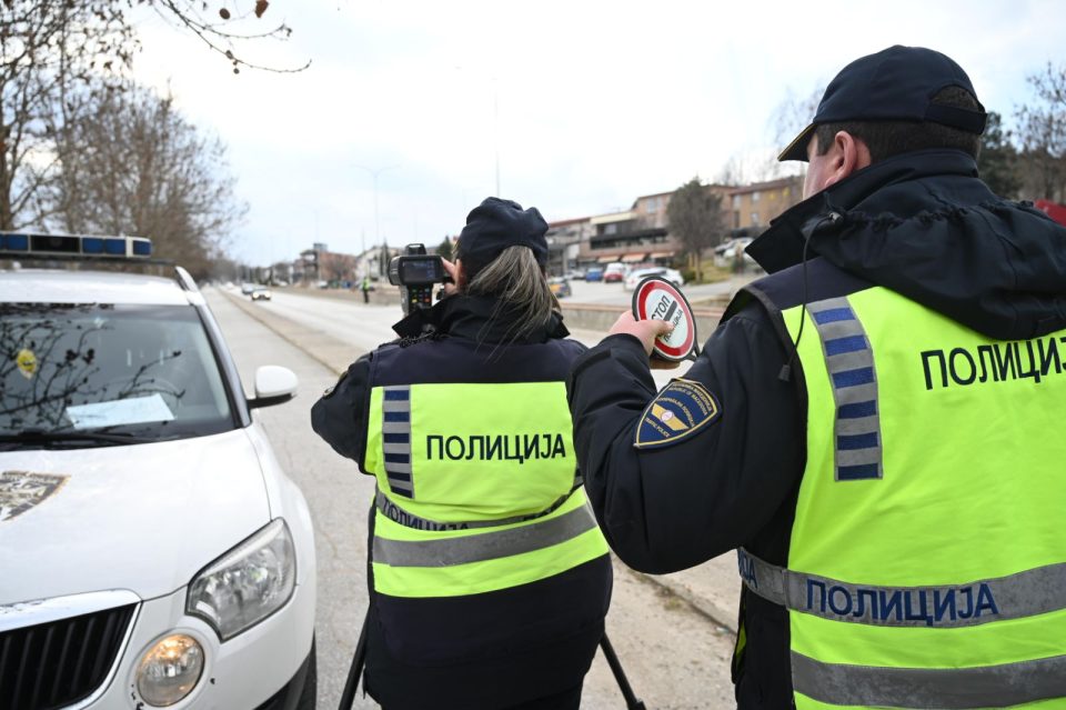 МВР: Во јануари регистрирани 15.943 сообраќајни прекршоци, лишени од слобода биле 74 лица