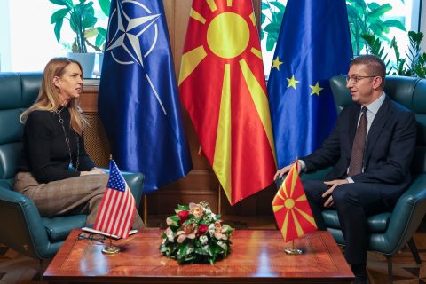 Мицкоски – Варнс: Заедничка заложба за натамошно јакнење на односите меѓу Македонија и САД