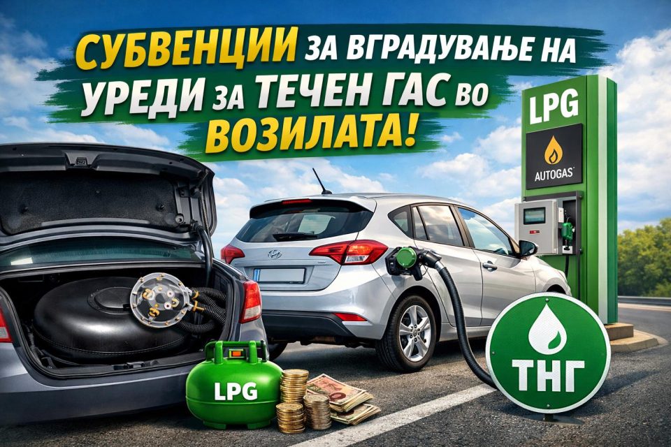 Стефковски: Објавен е јавен повик за субвенционирање за вградување на уреди за течен гас/метан во возилата