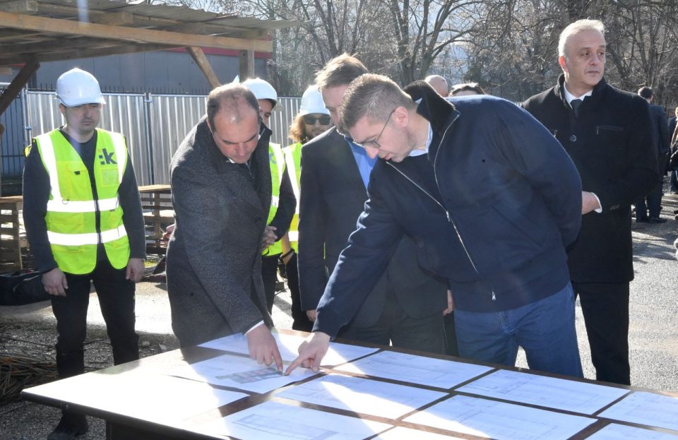 Мицкоски од Карпош: Започна изградбата на спортската училишна сала во ООУ „Димо Хаџи Димов“