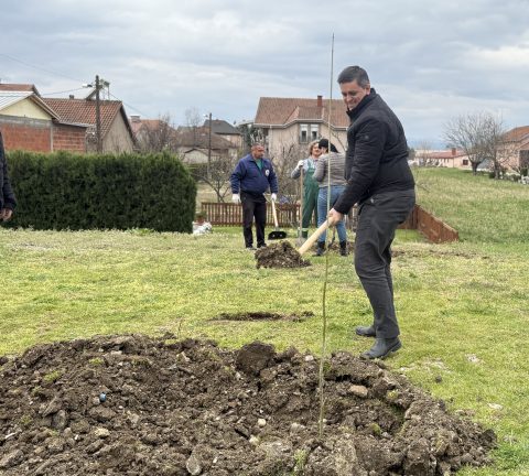 Пролетна акција за озелување „Зелена Општина Илинден“