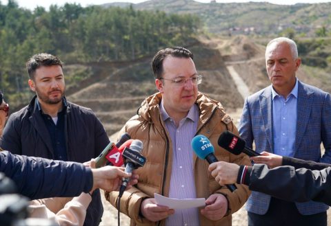 Николоски: Изградени 70 проценти од браната Отиња, источниот дел од државата ќе го добие првото туристичко вештачко езеро