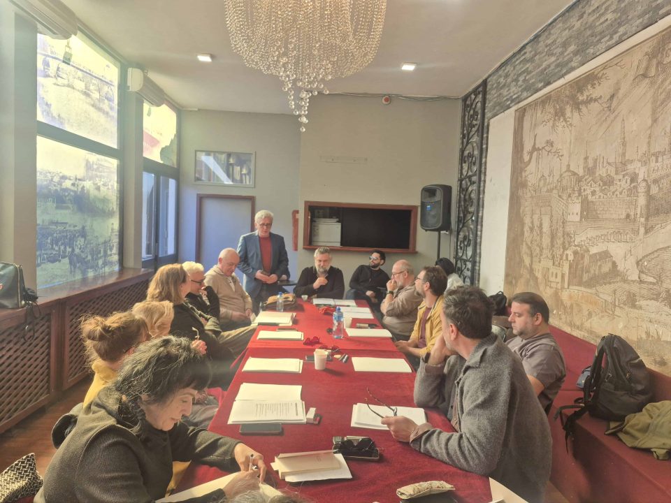 Прва проба на претставата „Мачкина глава“ во Драмски театар