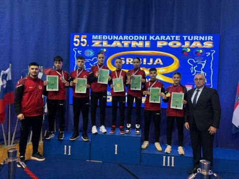 ФОТО: Шкендија Тетово на подиумот на најдобрите на „Златни Појас“