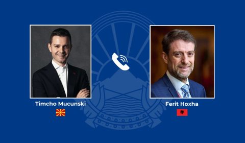 Телефонски разговор Муцунски – Хоџа: Потврдени одличните билатерални односи меѓу Македонија и Албанија и подготвеноста за нивно натамошно унапредување