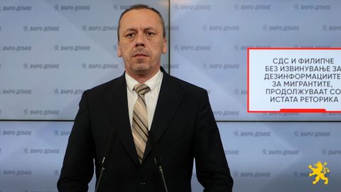 Петрушевски: СДС и Филипче без извинување за дезинформациите за мигрантите, продолжуваат со истата реторика
