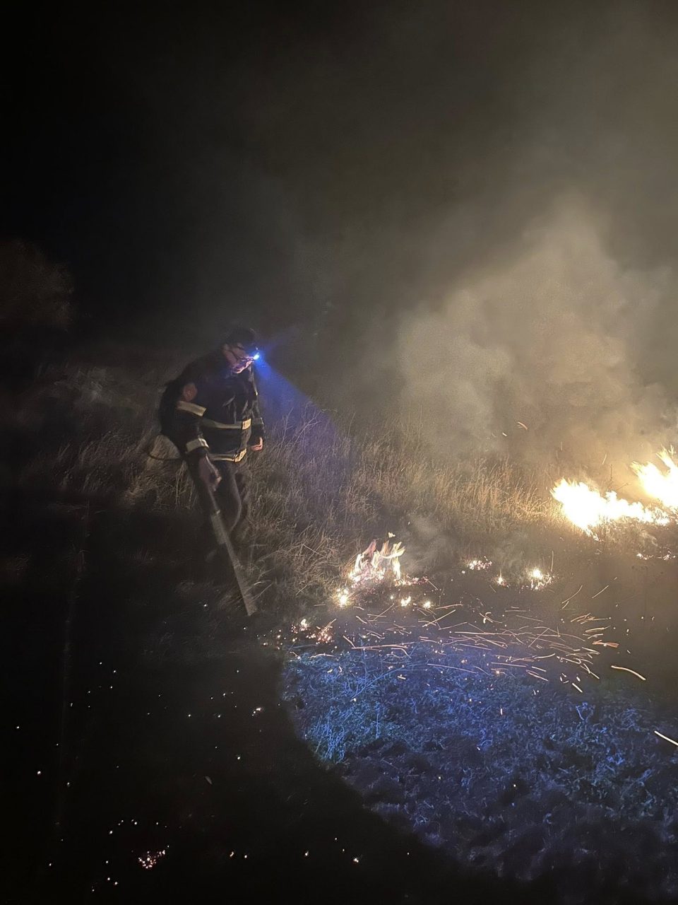 Опожарени дваесетина хектари нискостеблеста шума и сува трева во Макреш, Старо Нагоричане