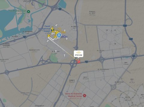 ФОТО: ЦЕЛ СВЕТ ГО СЛЕДИ ОВОЈ ЛЕТ – Полета првиот авион од Абу Даби, ова е крајната дестинација