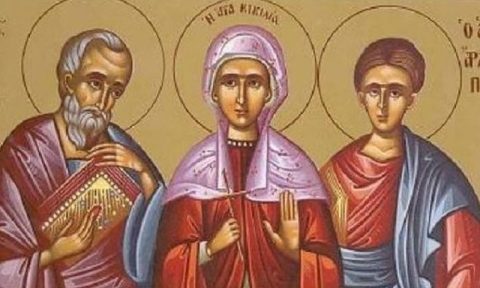 Ги славиме Свети Архип, Свети Филимон и Света Апфија – ранохристијански маченици и апостоли