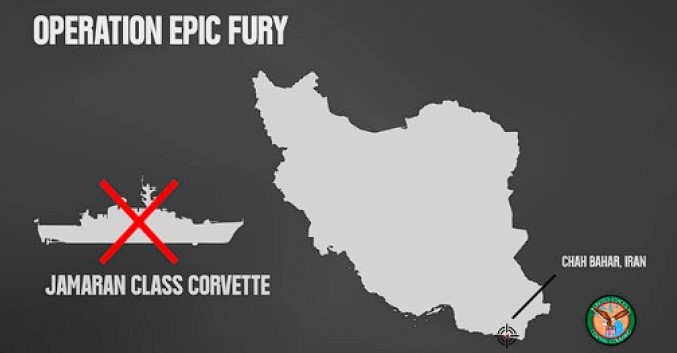 Американската војска соопшти дека погодиле ирански брод во Оманскиот Залив