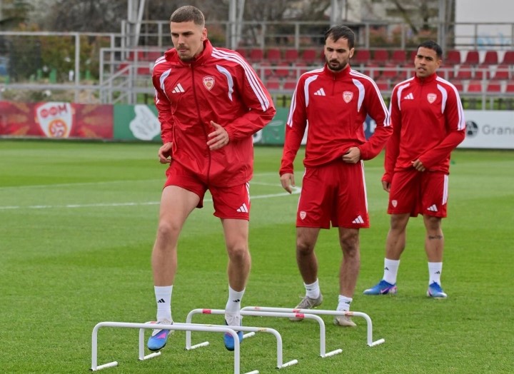 Македонските фудбалери ги почнаа подготовките за мундијалските баражи