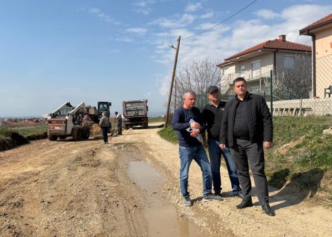 Општина Илинден започна со реконструкција на улица „111“ во м.в Јака – Марино