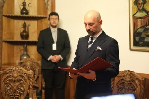 Новиот државен јавен обвинител Ненад Савески даде свечена изјава