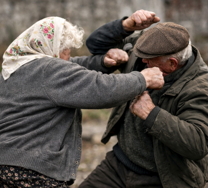76-годишна жена се тепала со 69-годишник