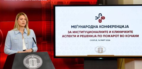 Митева: Владата ќе организира меѓународна конференција „За институционалните и клиничките аспекти и решенија по пожарот во Кочани“