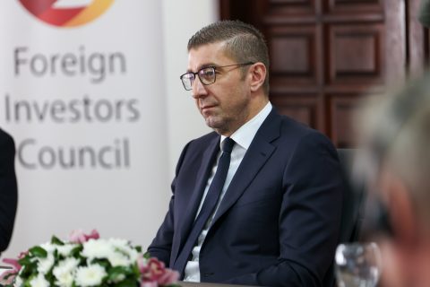 Мицкоски: Зголемен е процентот на странските инвеститори кои се задоволни од бизнис климата во државата и подготвени се да ја прошират својата инвестиција